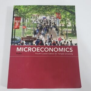 Microeconomics Textbook Temple University Parkin 4th Ed Pearson